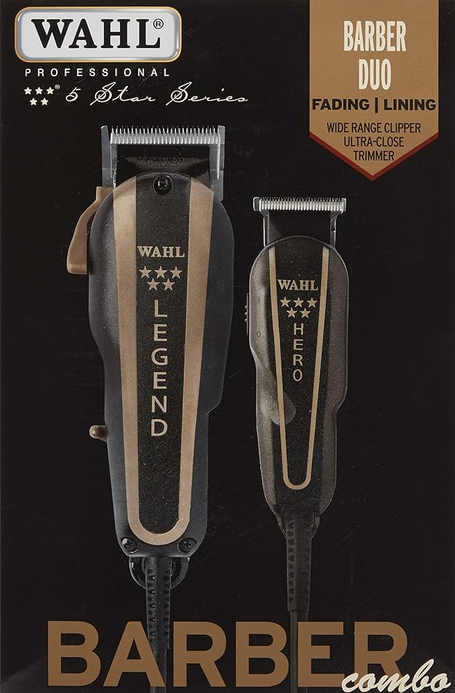 Wahl Professional 5-Star Barber Clipper and Trimmer Combo
